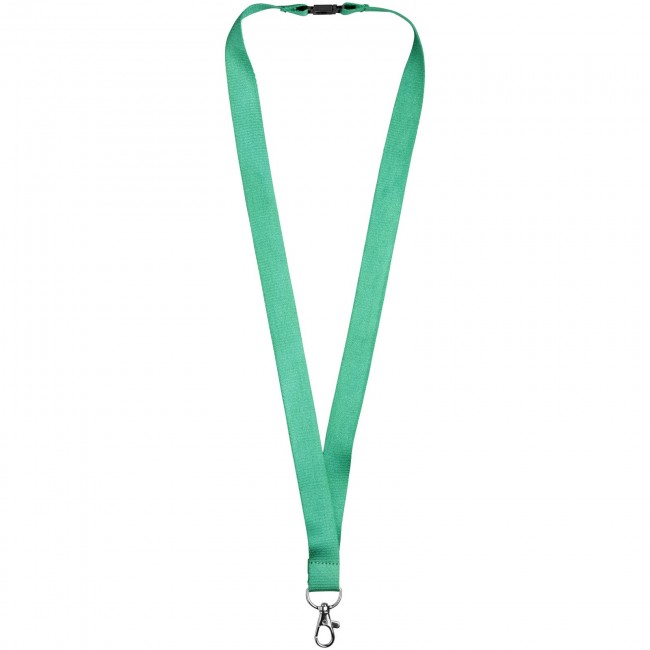 Promotional Julian bamboo lanyard with safety clip - Image 1