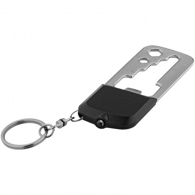 Promotional Octa 8-function keychain tool and LED light