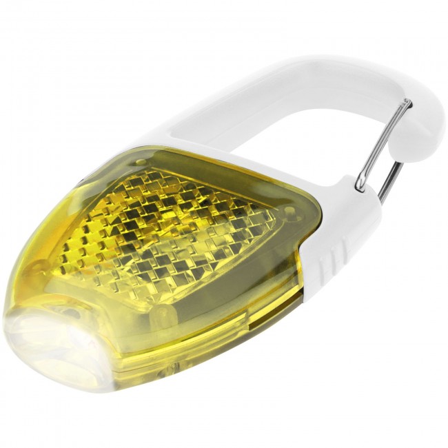 Promotional Reflect-or LED keychain light with carabiner - Image 1