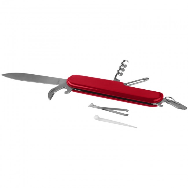 Promotional Emmy 9-function pocket knife with keychain - Image 2