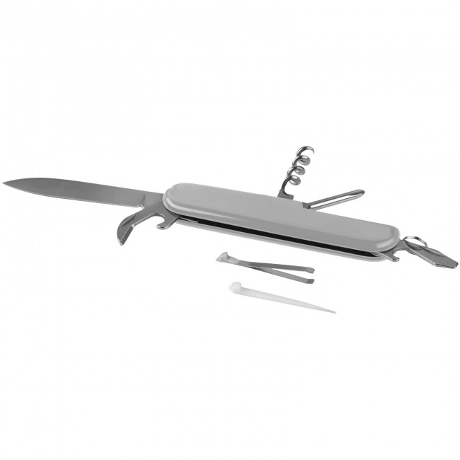 Promotional Emmy 9-function pocket knife with keychain - Image 1