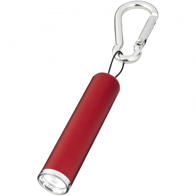 Promotional Ostra LED keychain light with carabiner - Image 2