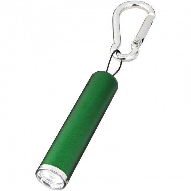 Promotional Ostra LED keychain light with carabiner - Image 1