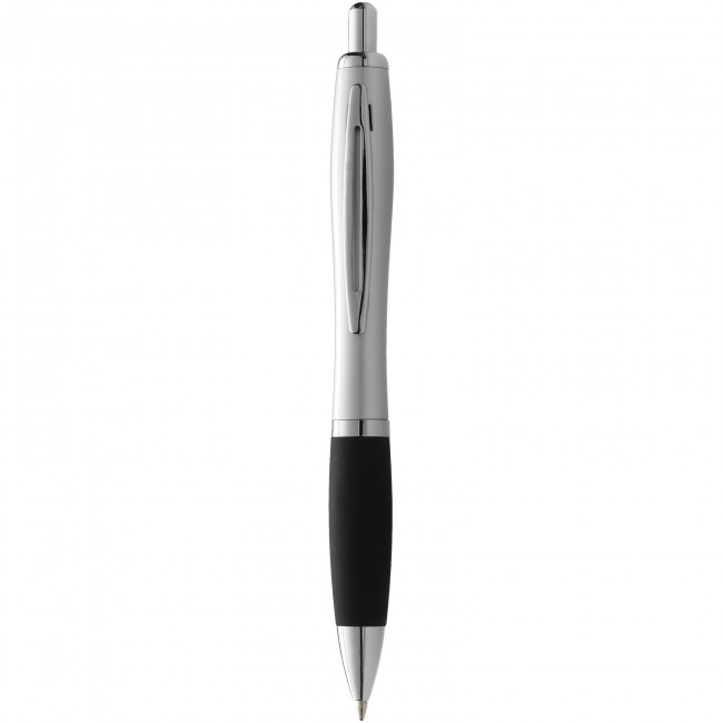 Promotional Mandarine ballpoint pen with soft-touch grip - Image 2