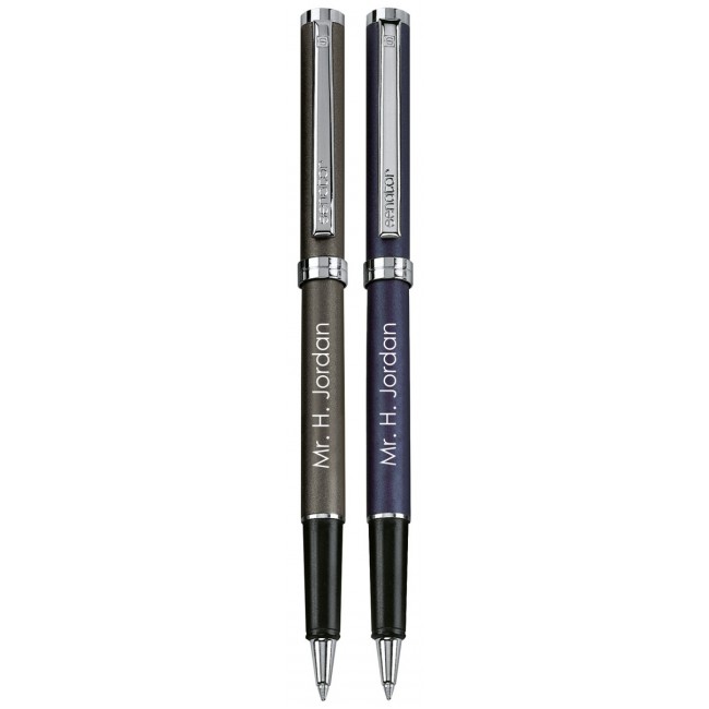 Promotional senator Delgado metallic metal rollerball