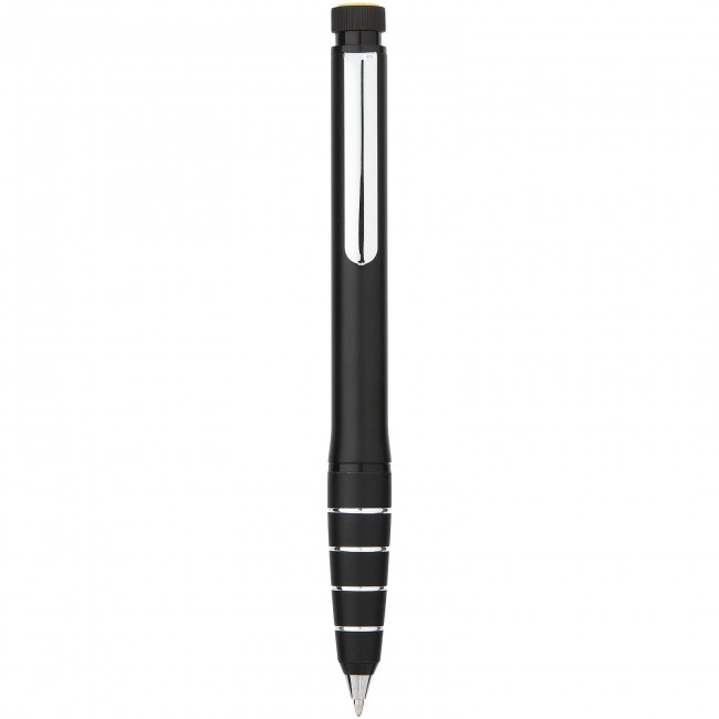 Promotional Jura dual aluminium ballpoint pen and highlighter - Image 2