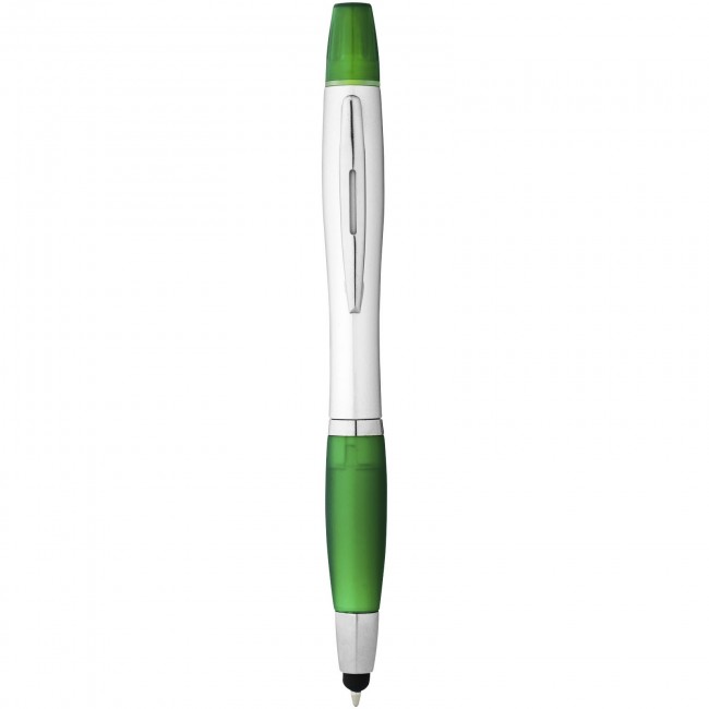 Promotional Nash dual stylus ballpoint pen and highlighter - Image 1