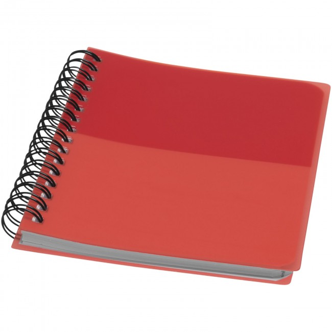 Promotional Colour-block A6 spiral notebook - Image 3