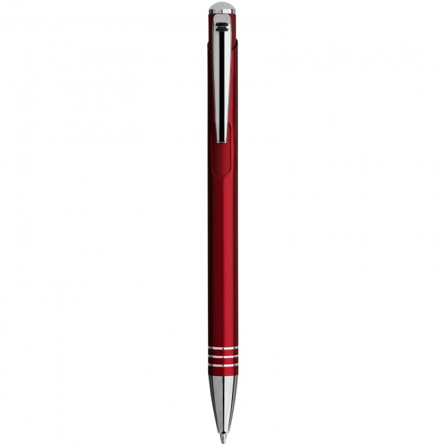 Promotional Izmir ballpoint pen with knurled pusher - Image 3