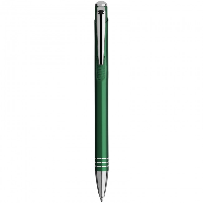 Promotional Izmir ballpoint pen with knurled pusher - Image 2