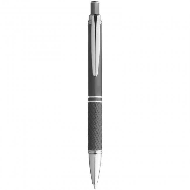 Promotional Jewel ballpoint pen with knurled grip - Image 2