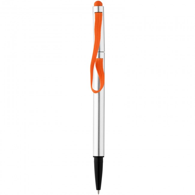 Promotional Stretch ballpoint pen with elastic strap - Image 2