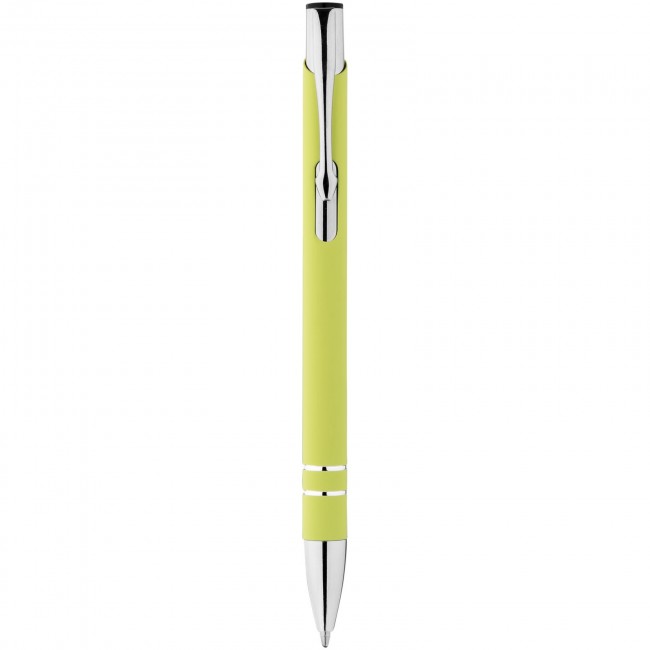 Promotional Corky ballpoint pen with rubber-coated exterior - Image 4