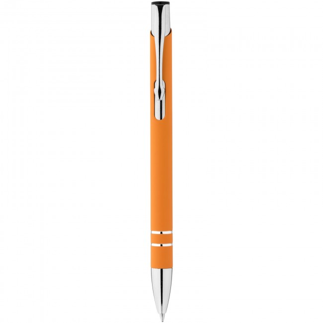 Promotional Corky ballpoint pen with rubber-coated exterior - Image 3