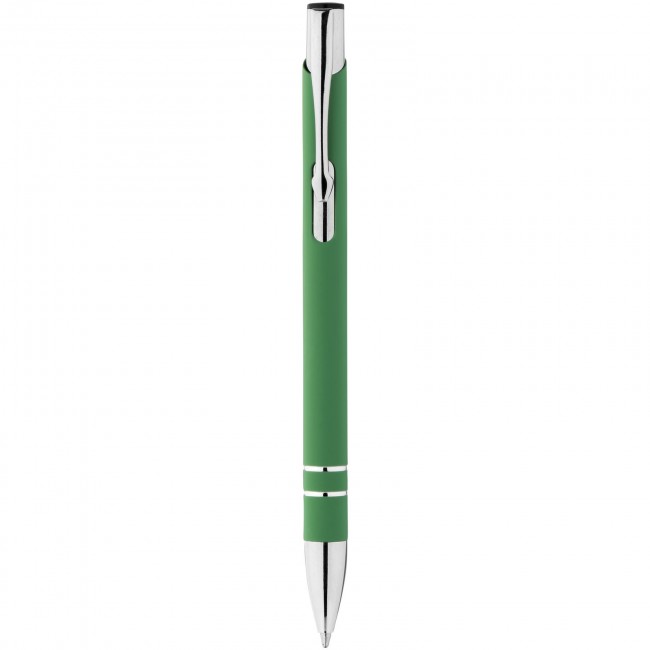 Promotional Corky ballpoint pen with rubber-coated exterior - Image 2