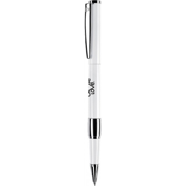 Promotional senator Image White Line metal rollerball