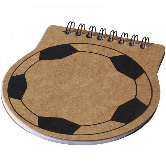 Promotional Score football-shaped notepad