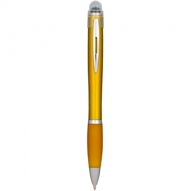 Promotional Nash light up pen coloured barrel and coloured grip - Image 2