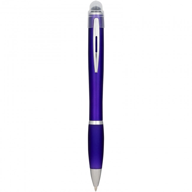 Promotional Nash light up pen coloured barrel and coloured grip - Image 1