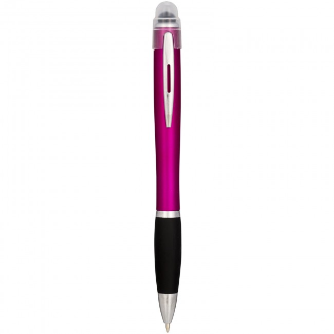 Promotional Nash light up pen coloured barrel and black grip - Image 4