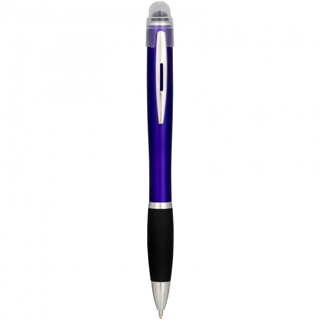 Promotional Nash light up pen coloured barrel and black grip - Image 3