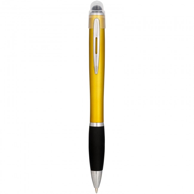 Promotional Nash light up pen coloured barrel and black grip - Image 1