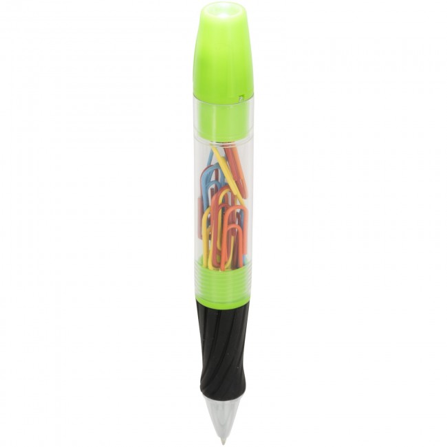 Promotional King pen with paper clip - BK - Image 1