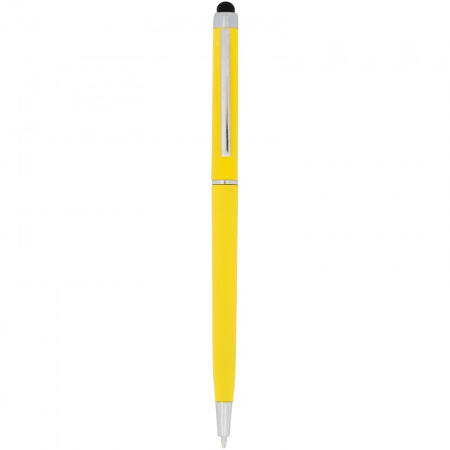 Promotional Valeria ABS ballpoint pen with stylus - Image 3