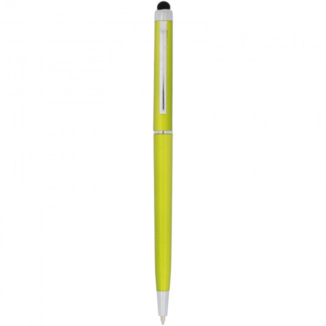 Promotional Valeria ABS ballpoint pen with stylus - Image 1