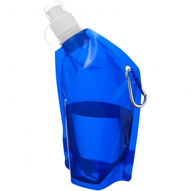 Promotional Cabo 375 ml mini water bag with carabiner - Image 2