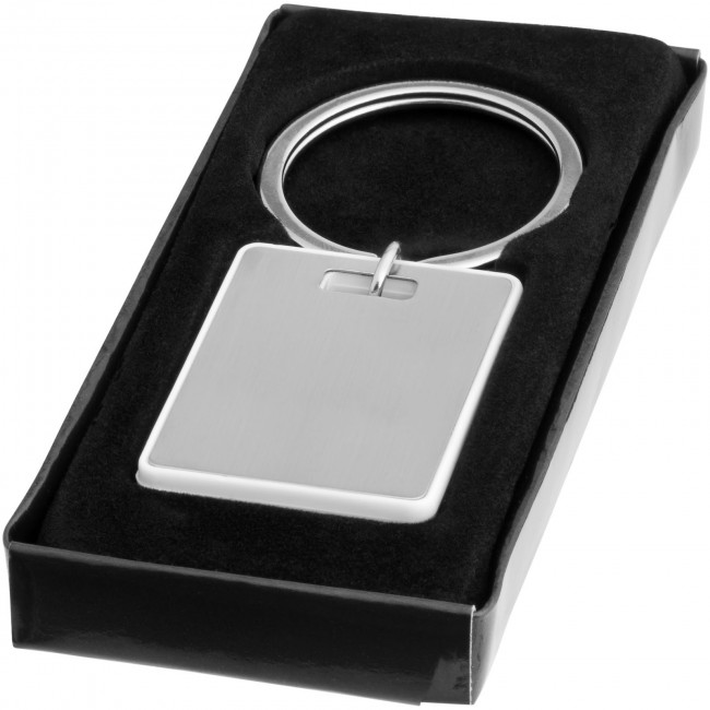 Promotional Donato rectangular keychain - Image 2