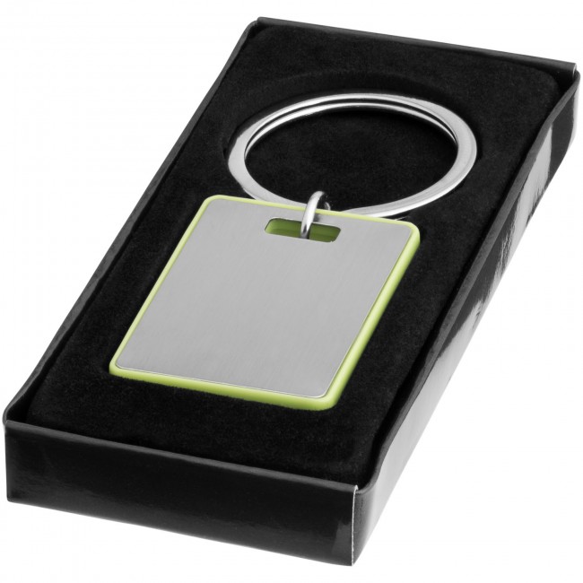 Promotional Donato rectangular keychain - Image 1