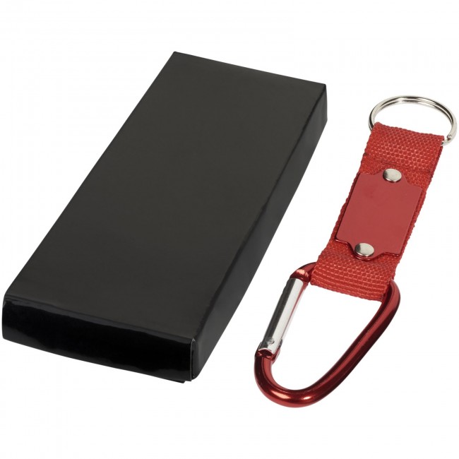 Promotional Carabiner key chain - BK - Image 1