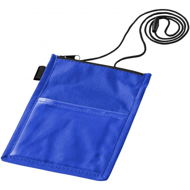 Promotional Identify badge holder pouch with pen loop - Image 2