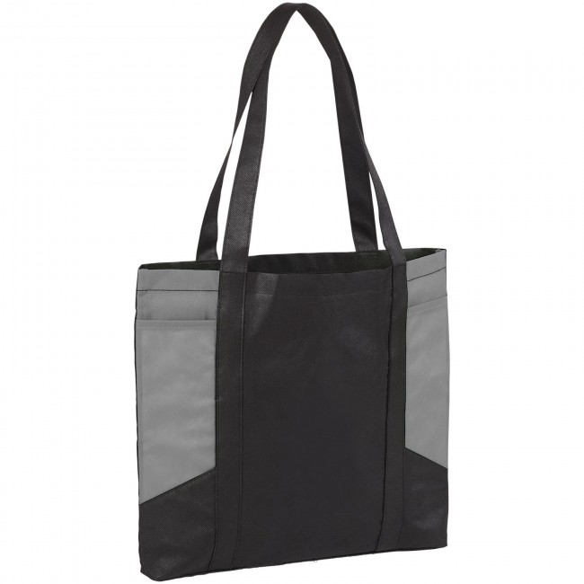 Promotional Joey coloured panel tote bag - Image 4