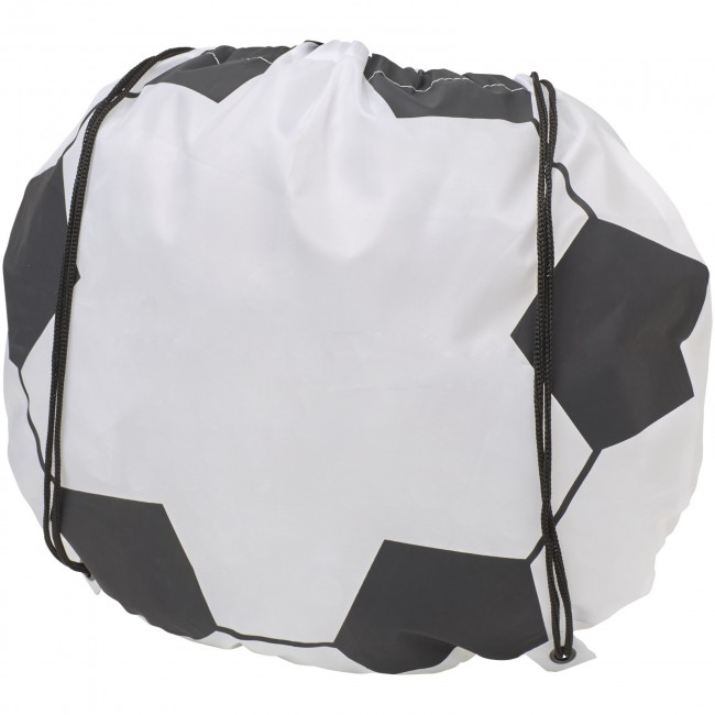 Promotional Penalty football-shaped drawstring backpack