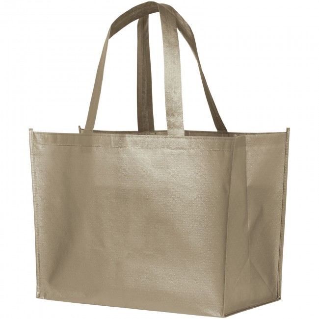 Promotional Alloy laminated non-woven shopping tote bag - Image 2