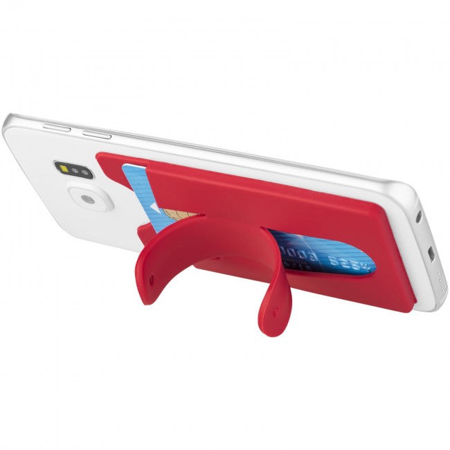 Promotional Stue silicone smartphone stand and wallet - Image 5