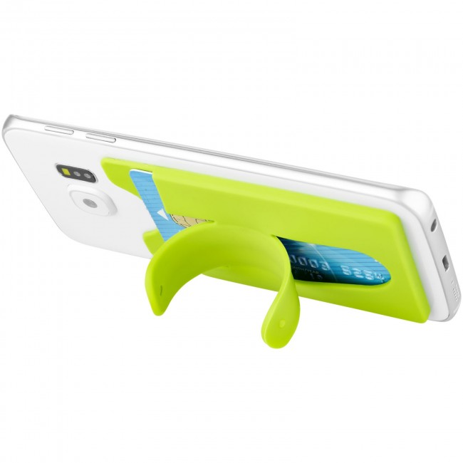 Promotional Stue silicone smartphone stand and wallet - Image 3