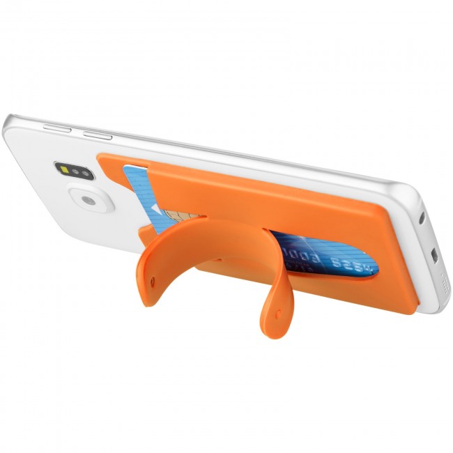 Promotional Stue silicone smartphone stand and wallet - Image 2