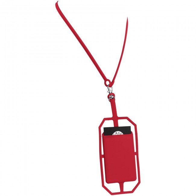 Promotional Fort-rock silicone RFID card older with lanyard - Image 3