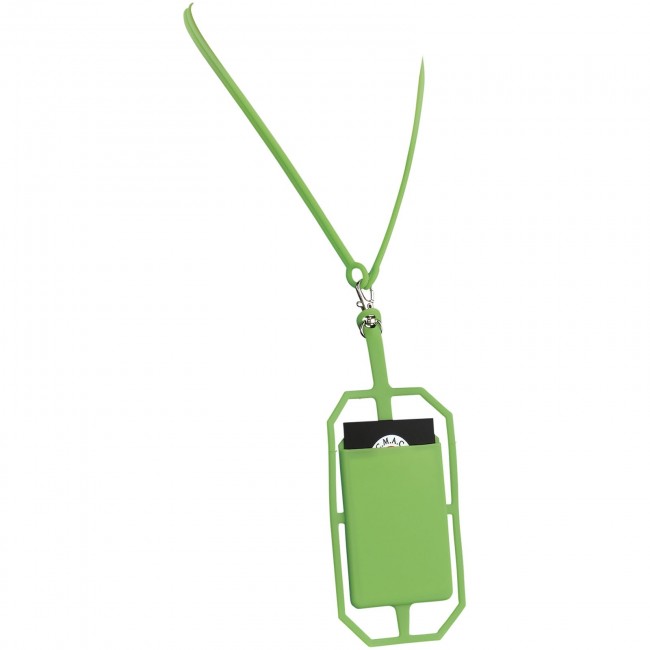 Promotional Fort-rock silicone RFID card older with lanyard - Image 2