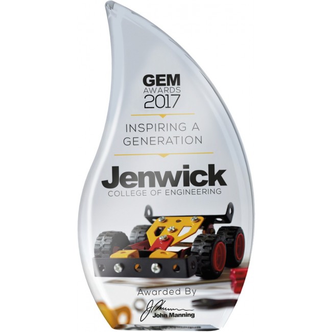 Promotional Teardrop Acrylic Award