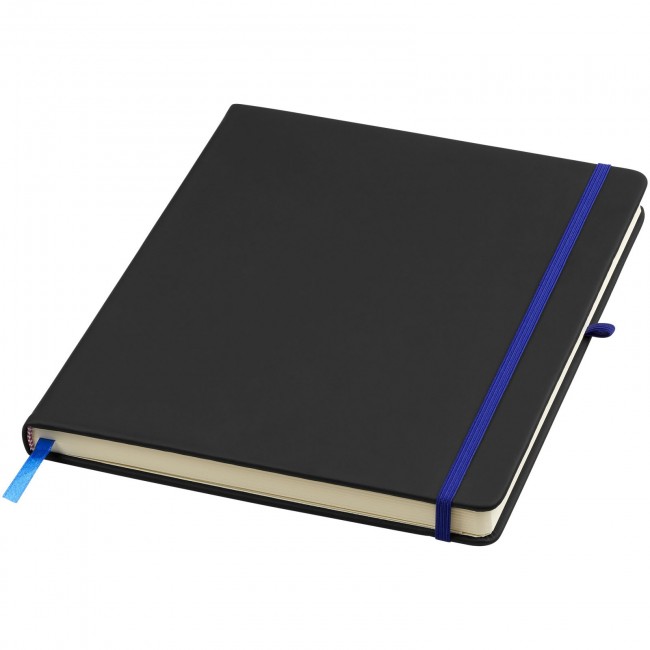 Promotional Noir large notebook with lined pages - Image 2