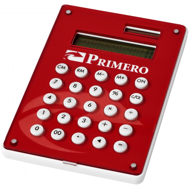 Promotional Cyrus calculator with full-colour branding