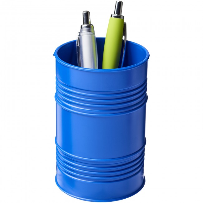 Promotional Bardo oil drum style plastic pen pot - Image 3