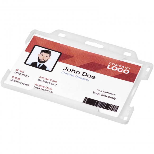 Promotional Vega plastic card holder - Image 4