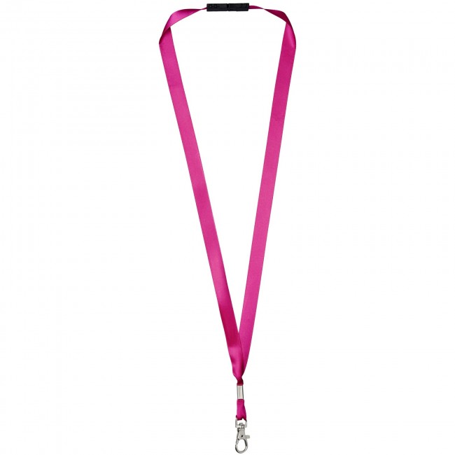 Promotional Oro ribbon lanyard with break-away closure - Image 6