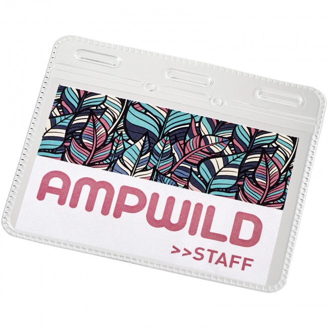 Promotional Arell clear plastic ID pouch