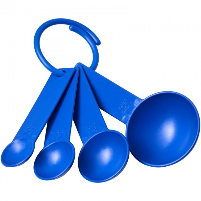 Promotional Ness plastic measuring spoon set with 4 sizes - Image 1